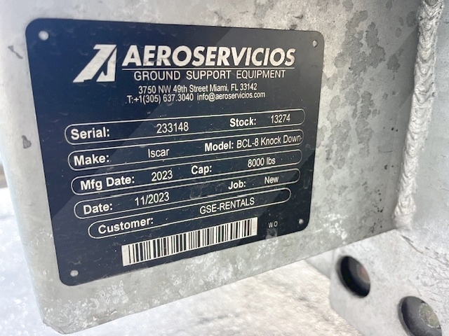 Baggage Carts Closed Iscar BCL-8 Galvanized 2023