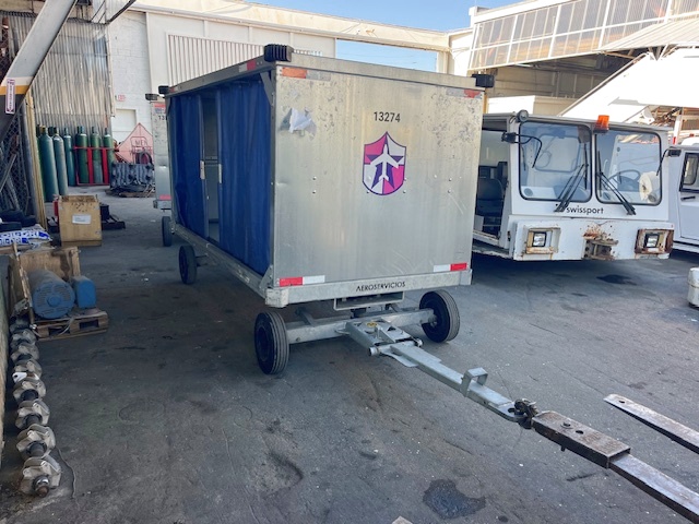 Baggage Carts Closed Iscar BCL-8 Galvanized 2023
