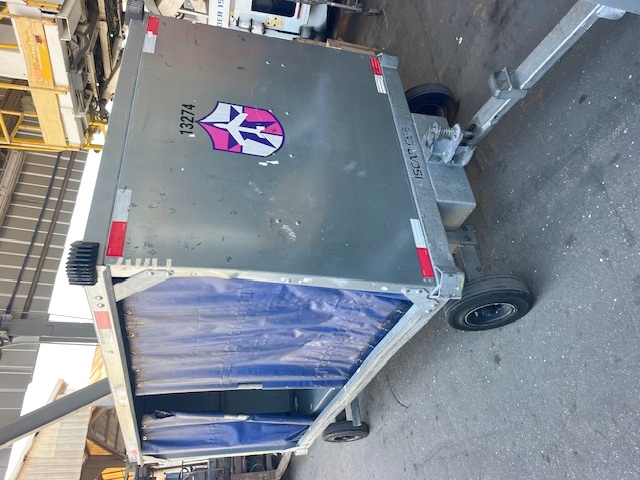 Baggage Carts Closed Iscar BCL-8 Galvanized 2023