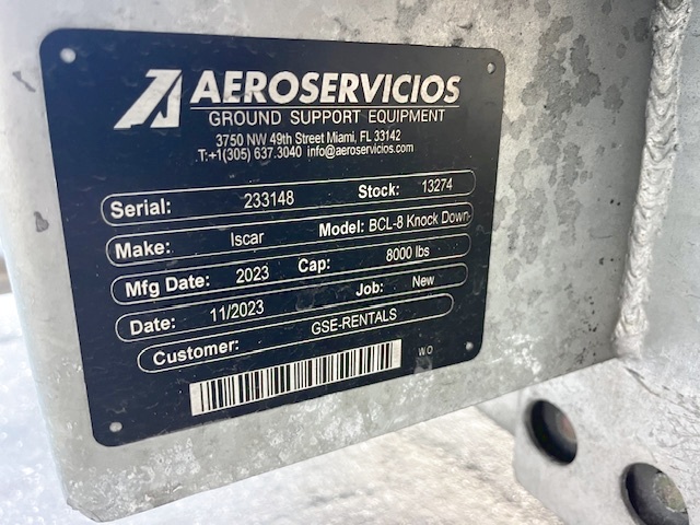 Baggage Carts Closed Iscar BCL-8 Galvanized 2023