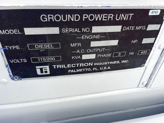 Ground Power Unit Trilectron 90T400SLN- 90 kVA