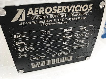 2017 LD3 Clyde 15F2790- Open Caster