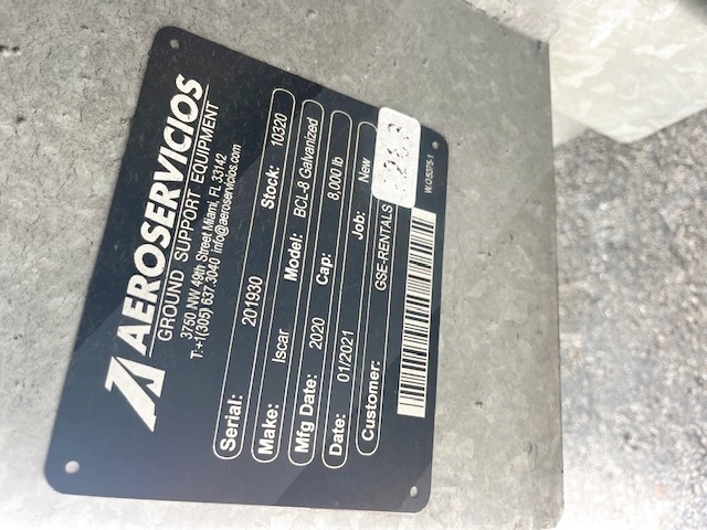 Baggage Carts Closed Iscar BCL-8 Galvanized 2020