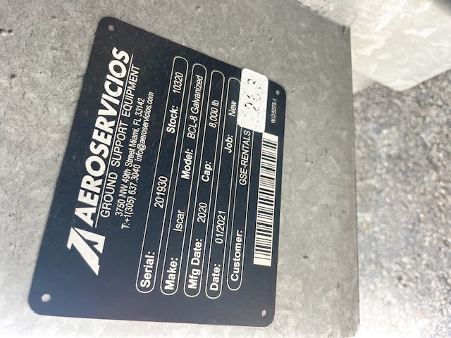 Baggage Carts Closed Iscar BCL-8 Galvanized 2020