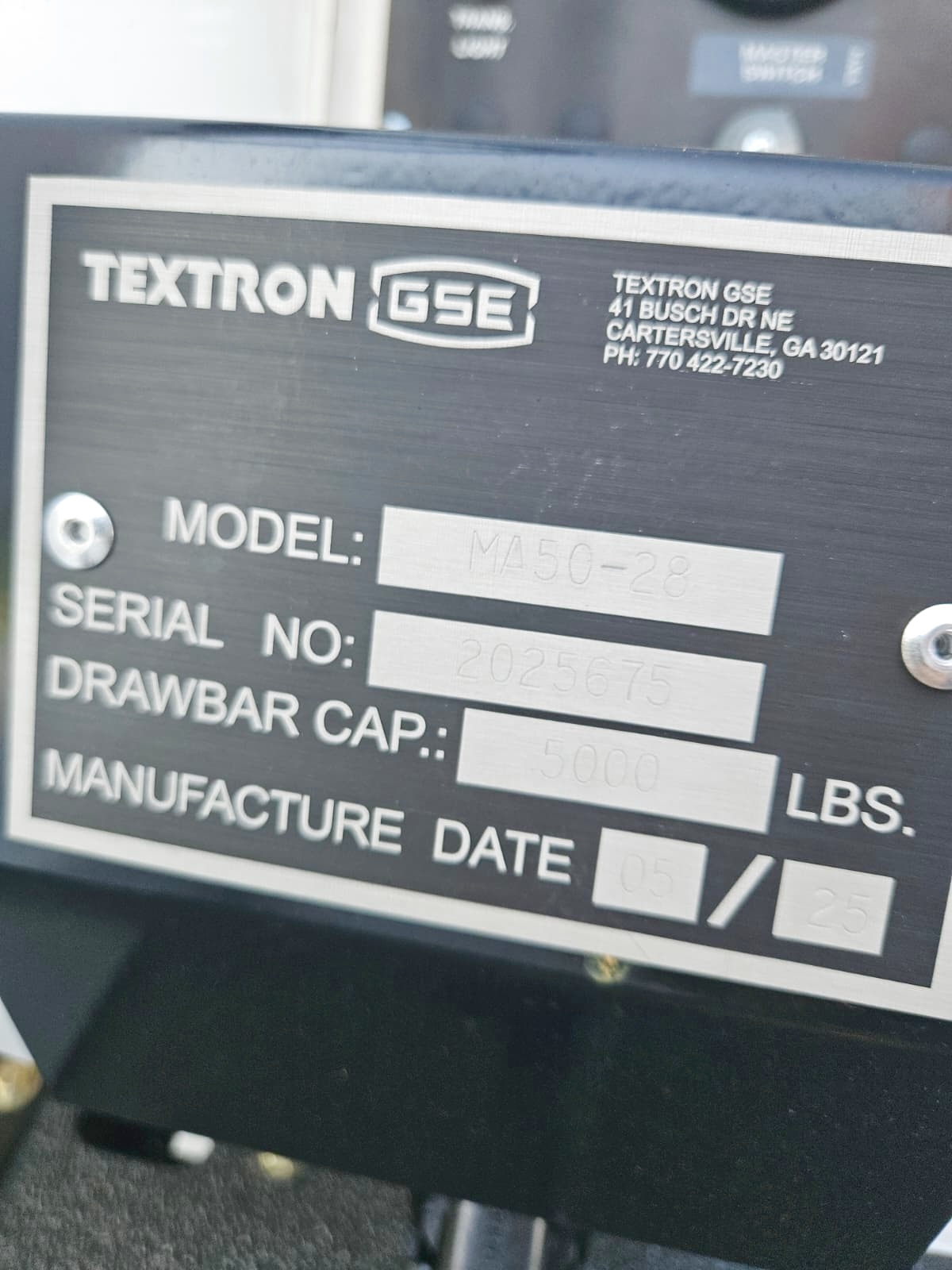 Baggage Tractor Tug MA50-28 2025