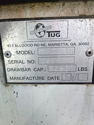 Push Back Tractor Tug MC22