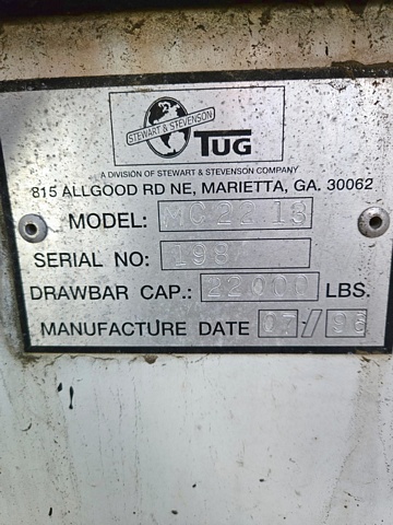 Push Back Tractor Tug MC22