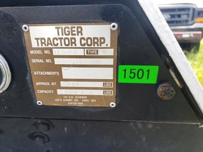 1998 Tiger Tractor Corp. TIG-50
