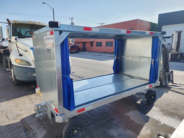 Baggage Carts Closed Iscar BCL-8 Galvanized 2025