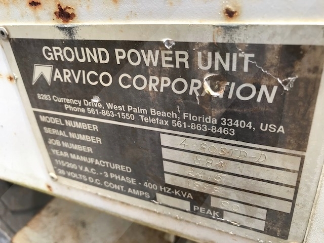 Ground Power Unit Arvico 4-90STD- 90 kVA