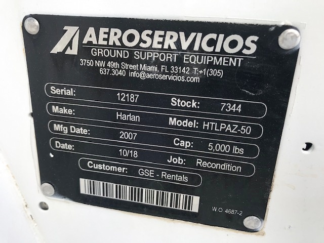 Baggage Tractor Harlan HTLPAZ-50