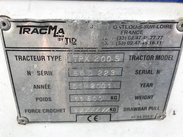 Towbarless Push Back Tractor TLD TPX-200S