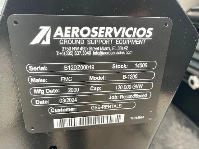 Push Back Tractor FMC B-1200