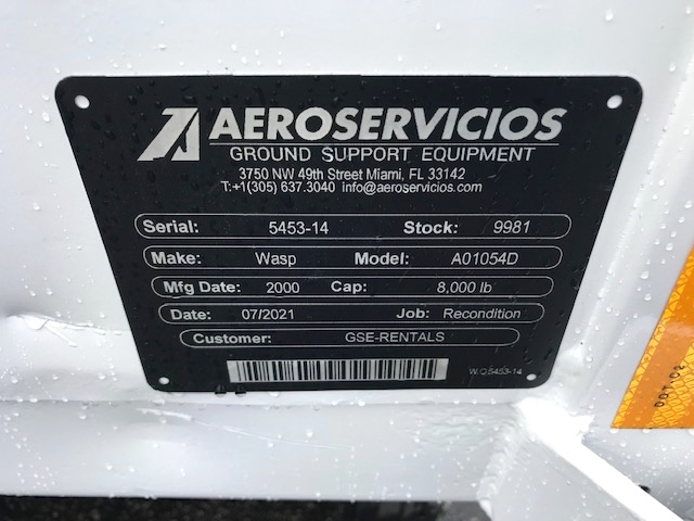 Baggage Cart Wasp A01054D