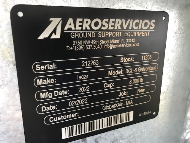 Baggage Carts Closed Iscar BCL-8 Galvanized 2022