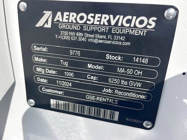 Baggage Tractor Tug MA-50 OH