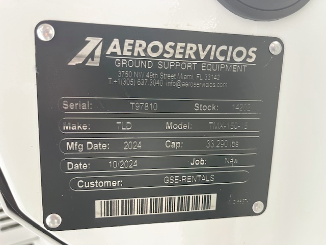 Push Back Tractor TLD TMX-150-15 Tier 4F