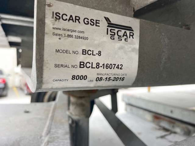 Baggage Carts Closed Iscar BCL-8 Galvanized
