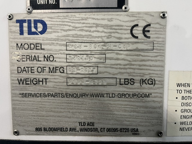 Air Conditioning Unit TLD ACU 804-CUP - 65 Tons