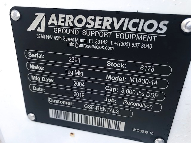 Baggage Tractor Tug M1A30-14