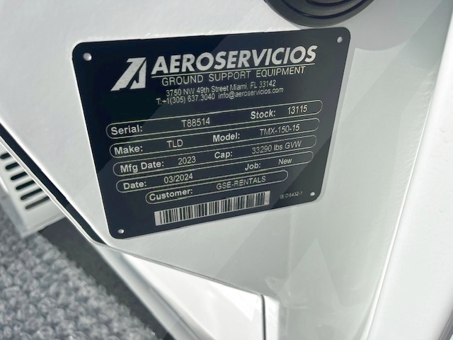 Push Back Tractor TLD TMX-150-15 Tier 4F