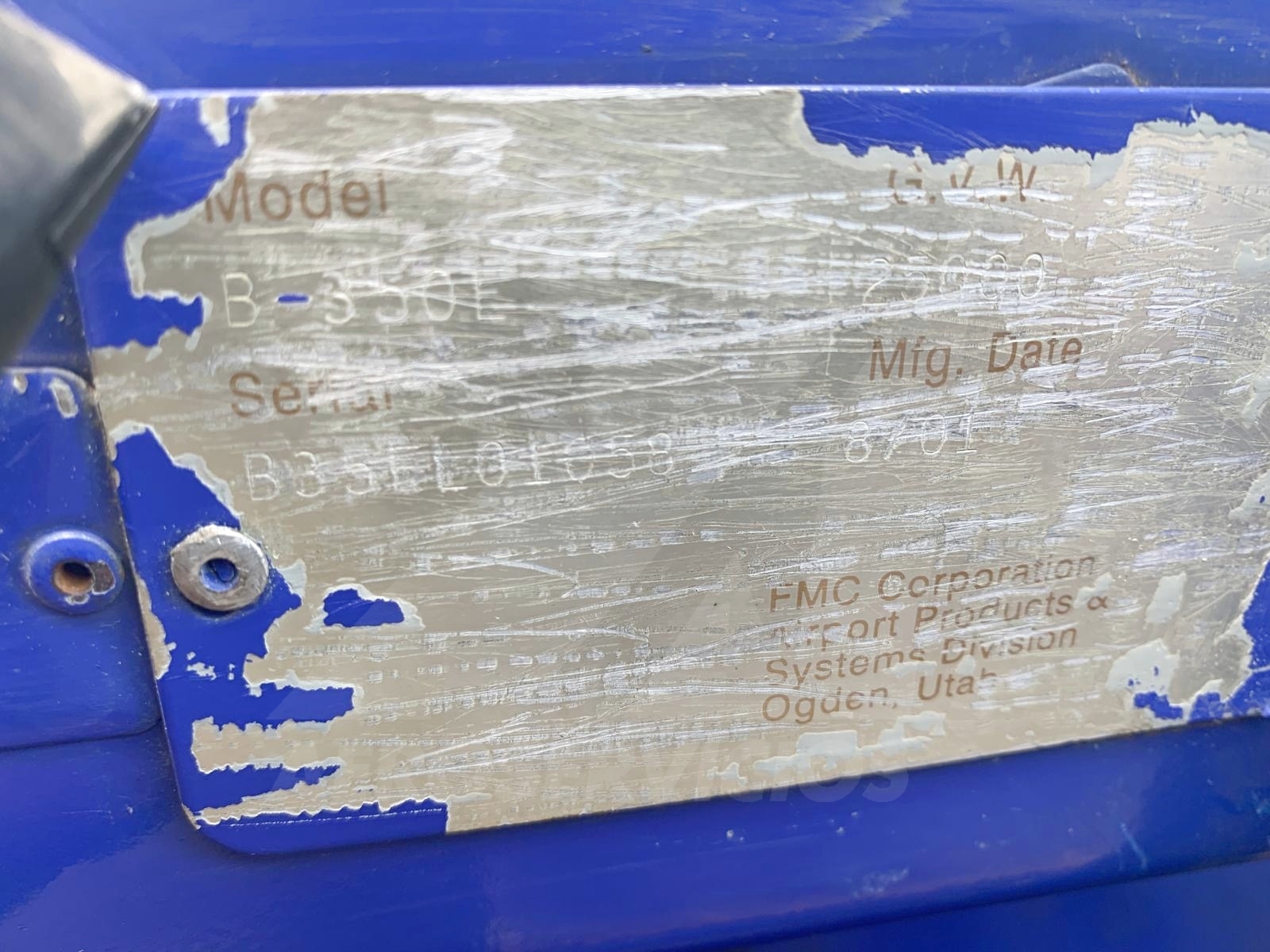 Push Back Tractor FMC B350E