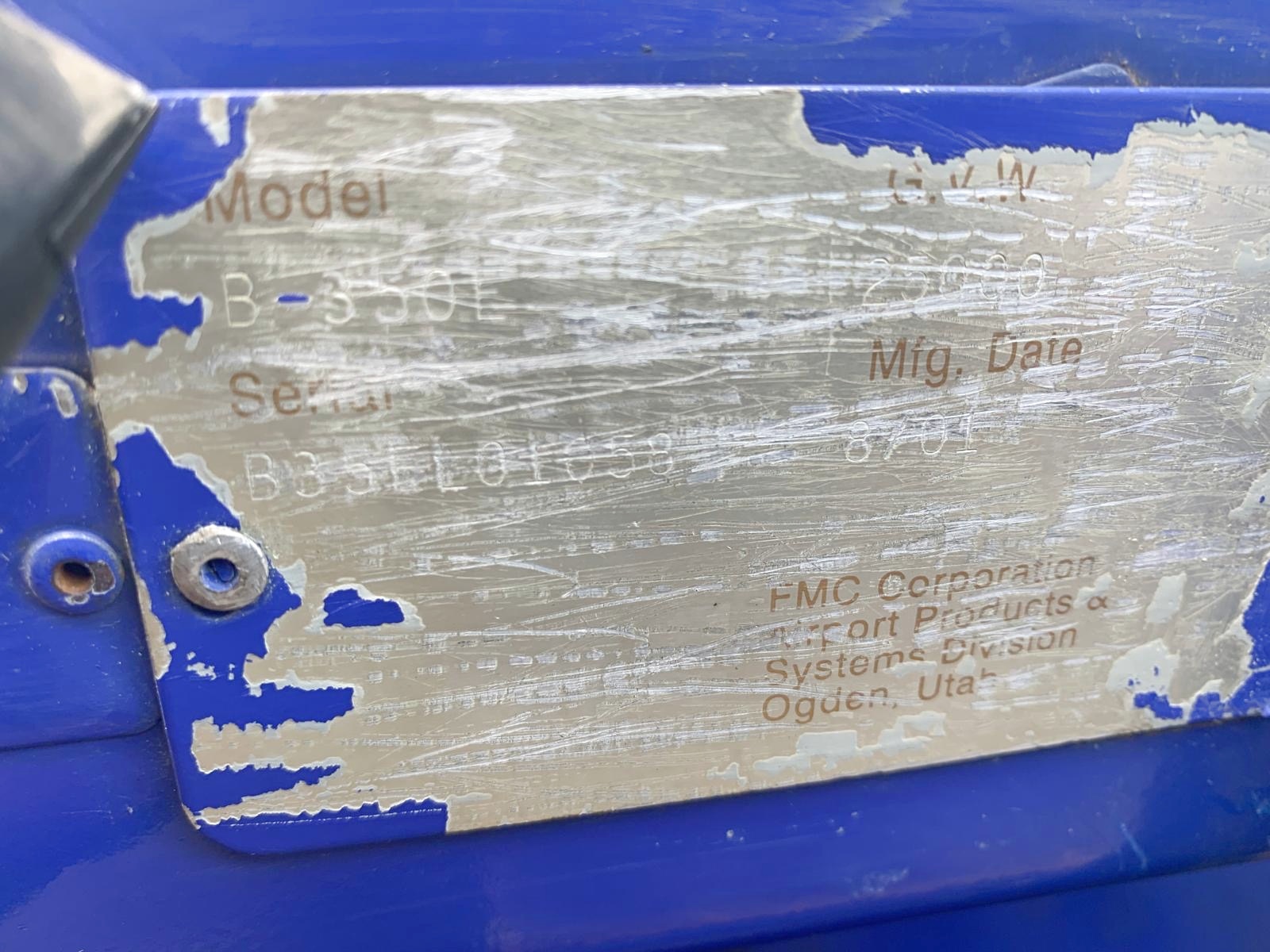 Push Back Tractor FMC B350E