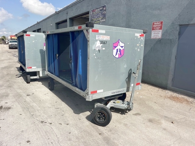 Baggage Carts Closed Iscar BCL-8 Galvanized 2023