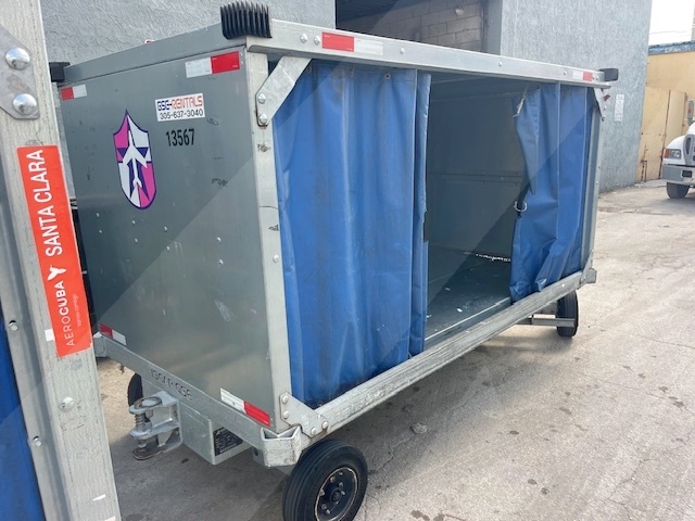 Baggage Carts Closed Iscar BCL-8 Galvanized 2023