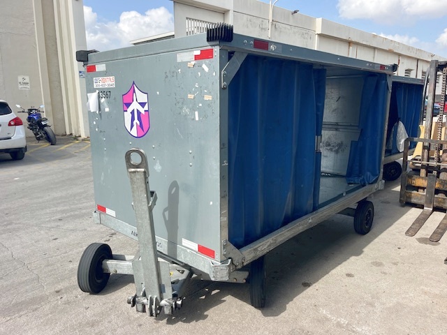 Baggage Carts Closed Iscar BCL-8 Galvanized 2023