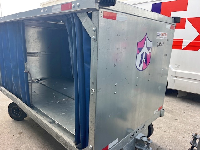 Baggage Carts Closed Iscar BCL-8 Galvanized 2023