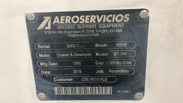 Baggage Tractor S&S BT-345