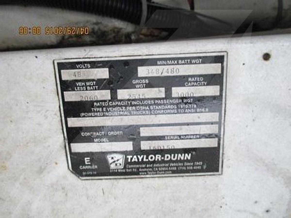 2004 Taylor-Dunn B2-48-TT