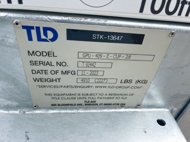 Ground Power Unit TLD GPU 409-E-CUP + 28.5 VDC Tier 4F