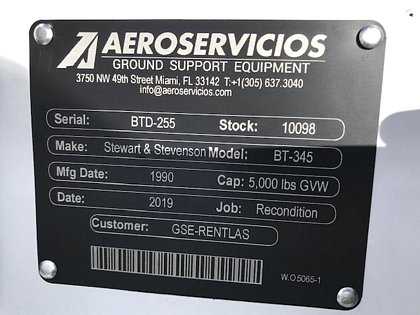Baggage Tractor  S&S BT-345-D