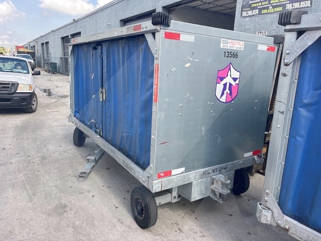 Baggage Carts Closed Iscar BCL-8 Galvanized 2023