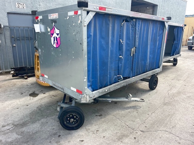 Baggage Carts Closed Iscar BCL-8 Galvanized 2023