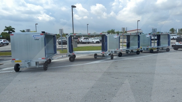 Baggage Carts Closed Iscar BCL-8 Galvanized 2023