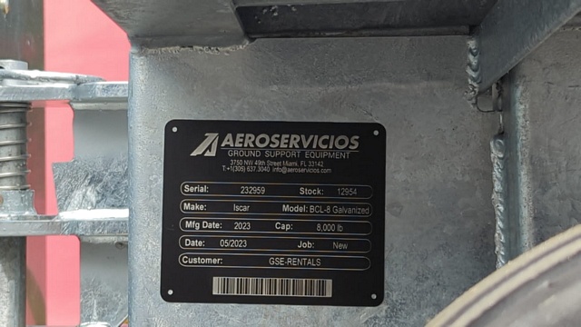 Baggage Carts Closed Iscar BCL-8 Galvanized 2023