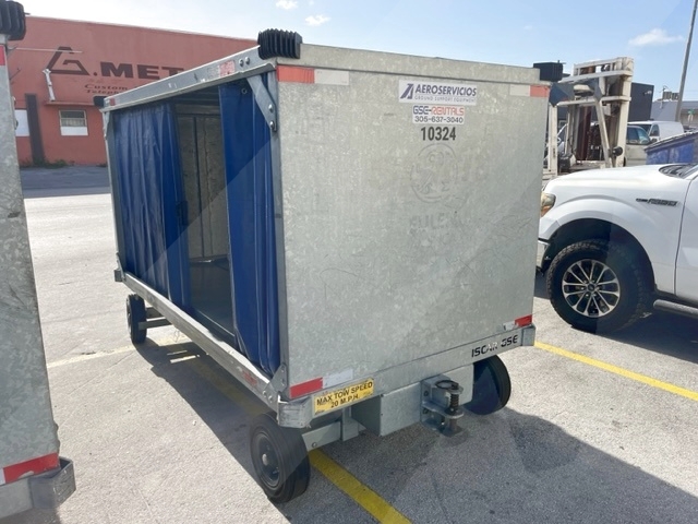 Baggage Carts Closed Iscar BCL-8 Galvanized