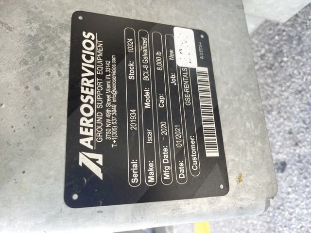 Baggage Carts Closed Iscar BCL-8 Galvanized