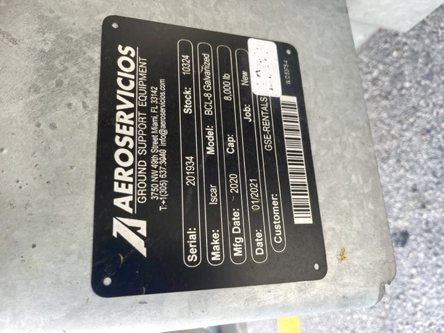 Baggage Carts Closed Iscar BCL-8 Galvanized