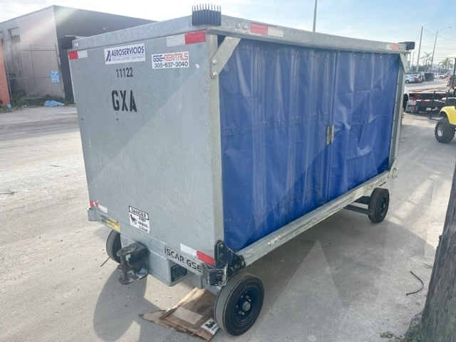 Baggage Carts Closed Iscar BCL-8 Galvanized 2021