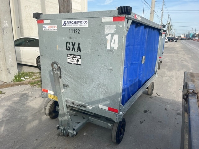 Baggage Carts Closed Iscar BCL-8 Galvanized 2021