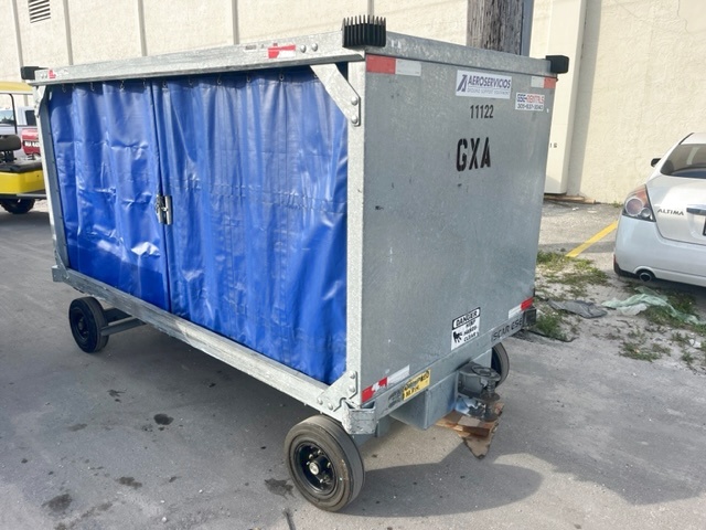 Baggage Carts Closed Iscar BCL-8 Galvanized 2021