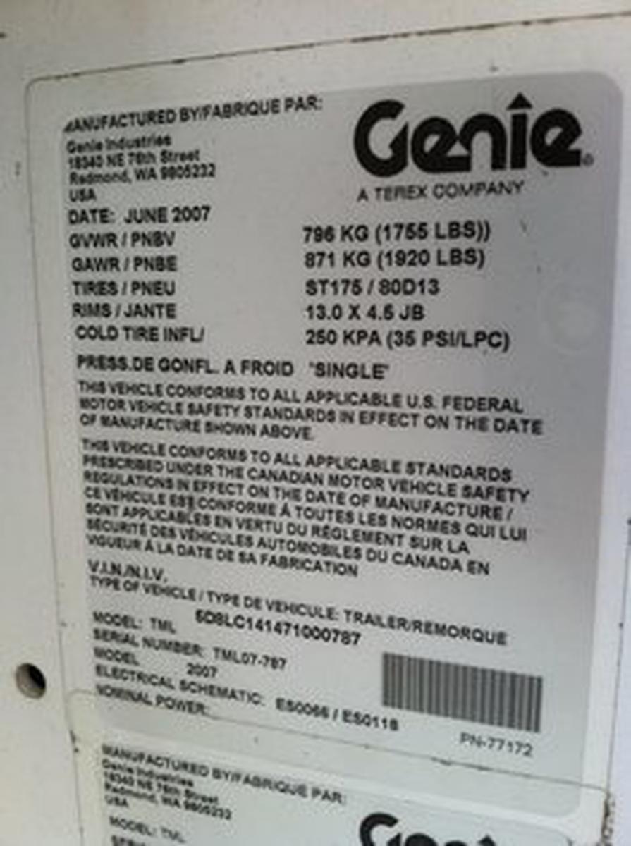 Light Tower Genie TML-4000N