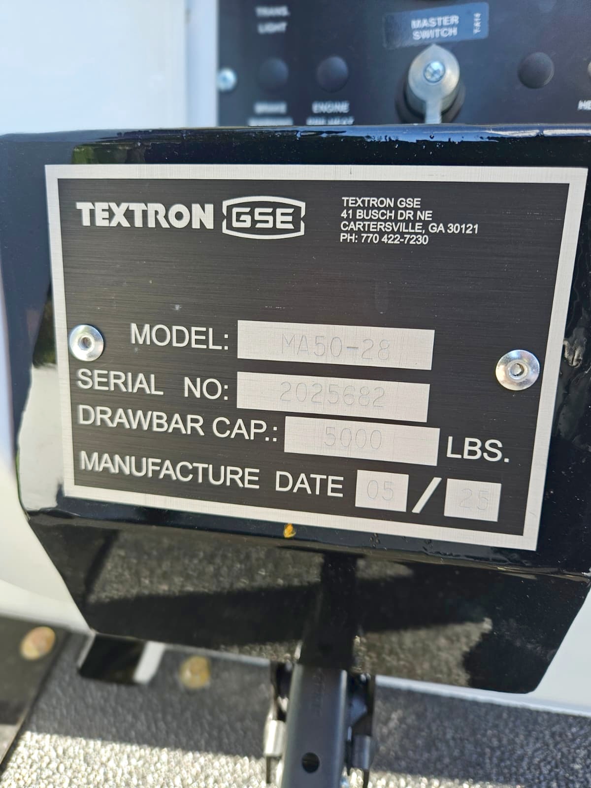 Baggage Tractor Tug MA50-28 2025