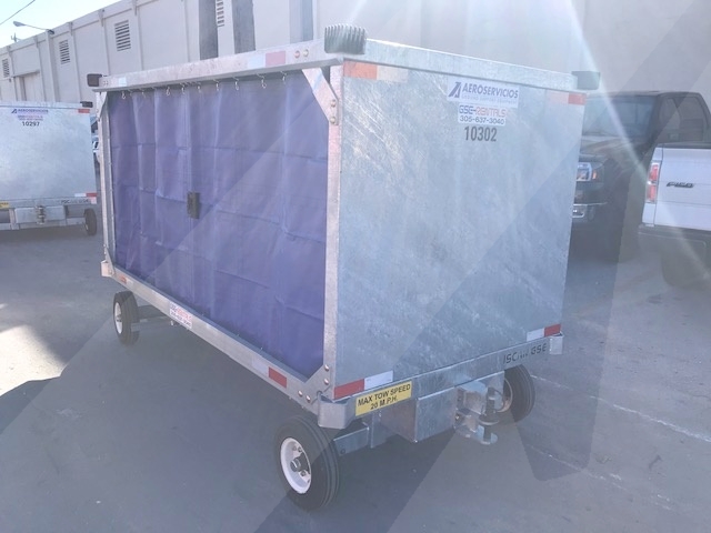 Baggage Carts Closed Iscar BCL-8 Galvanized