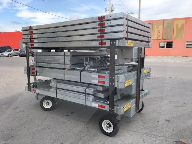 Baggage Carts Closed Iscar BCL-8 Galvanized