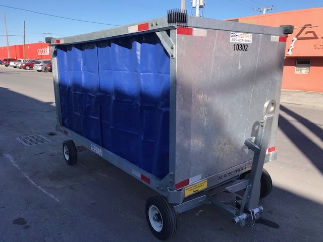 Baggage Carts Closed Iscar BCL-8 Galvanized